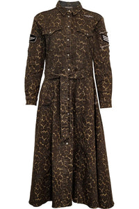 Foxy Leopard Long Dress