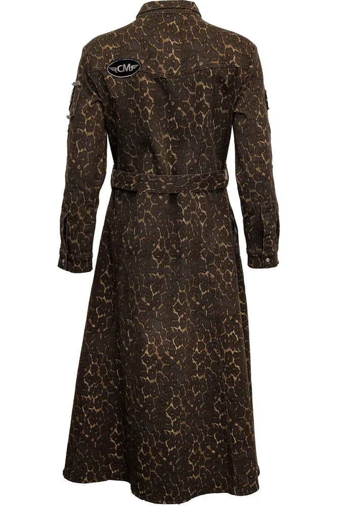 Foxy Leopard Long Dress