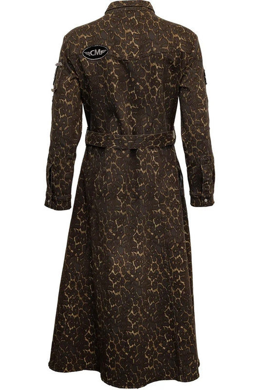 Foxy Leopard Long Dress