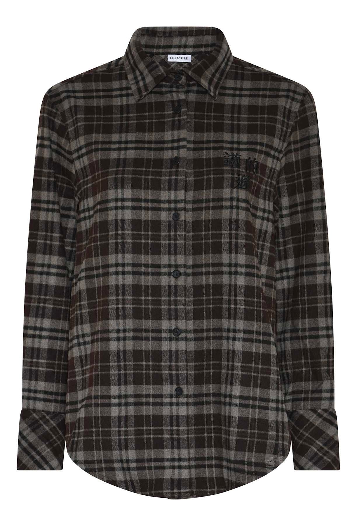 Marbel Shirt Dark Brown