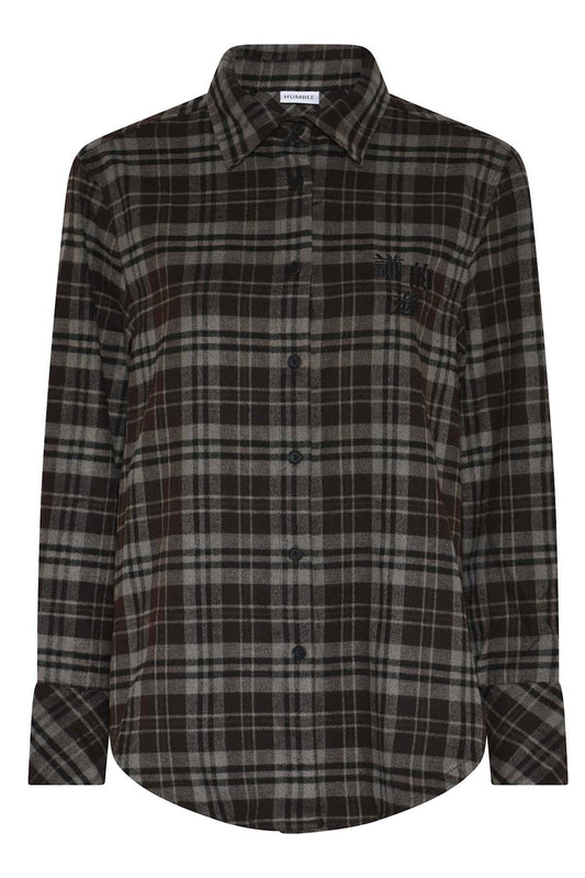 Marbel Shirt Dark Brown