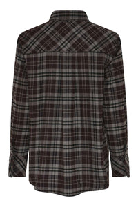 Marbel Shirt Dark Brown