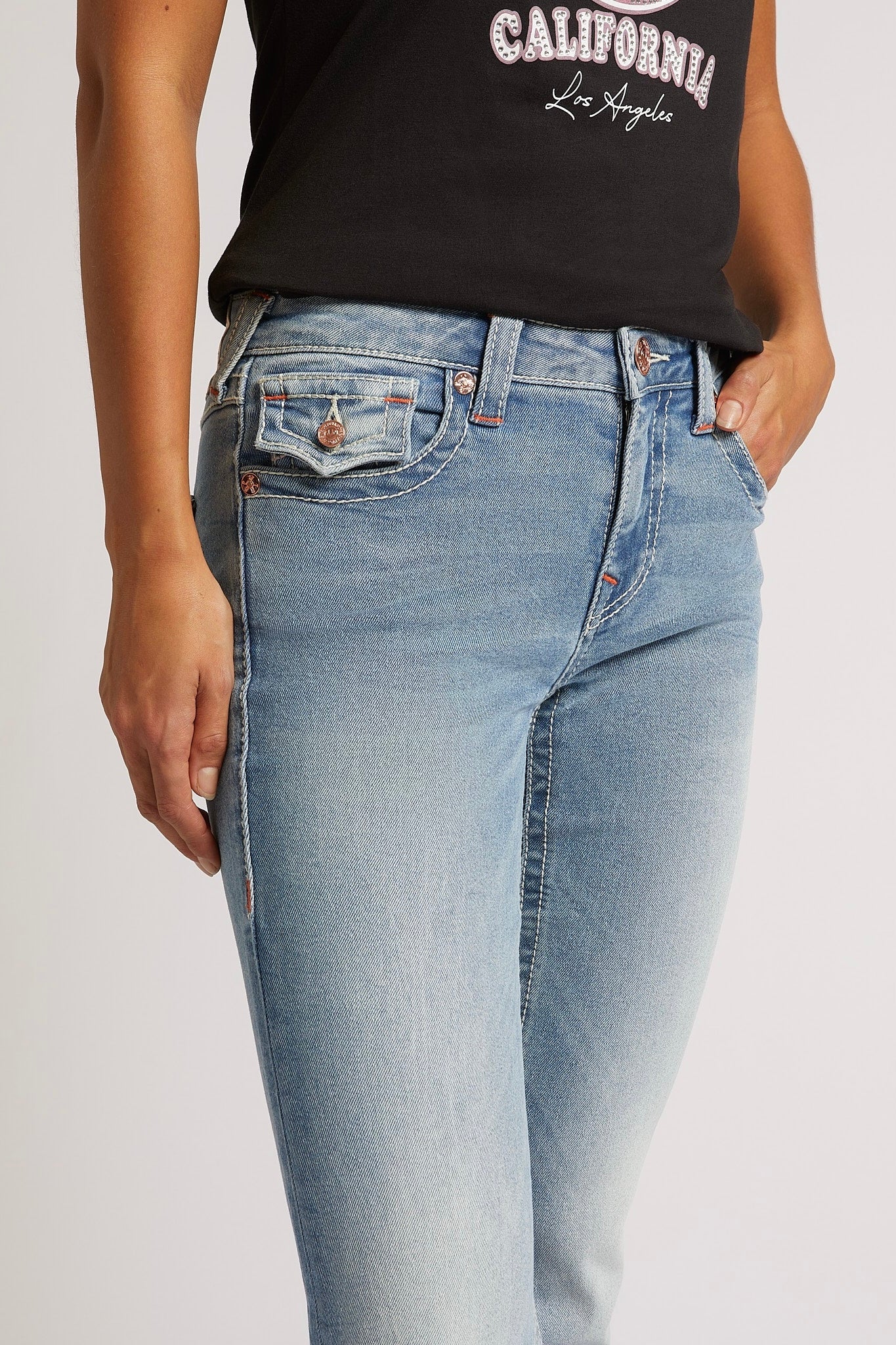 Becca Bootcut Flap - pine blossom