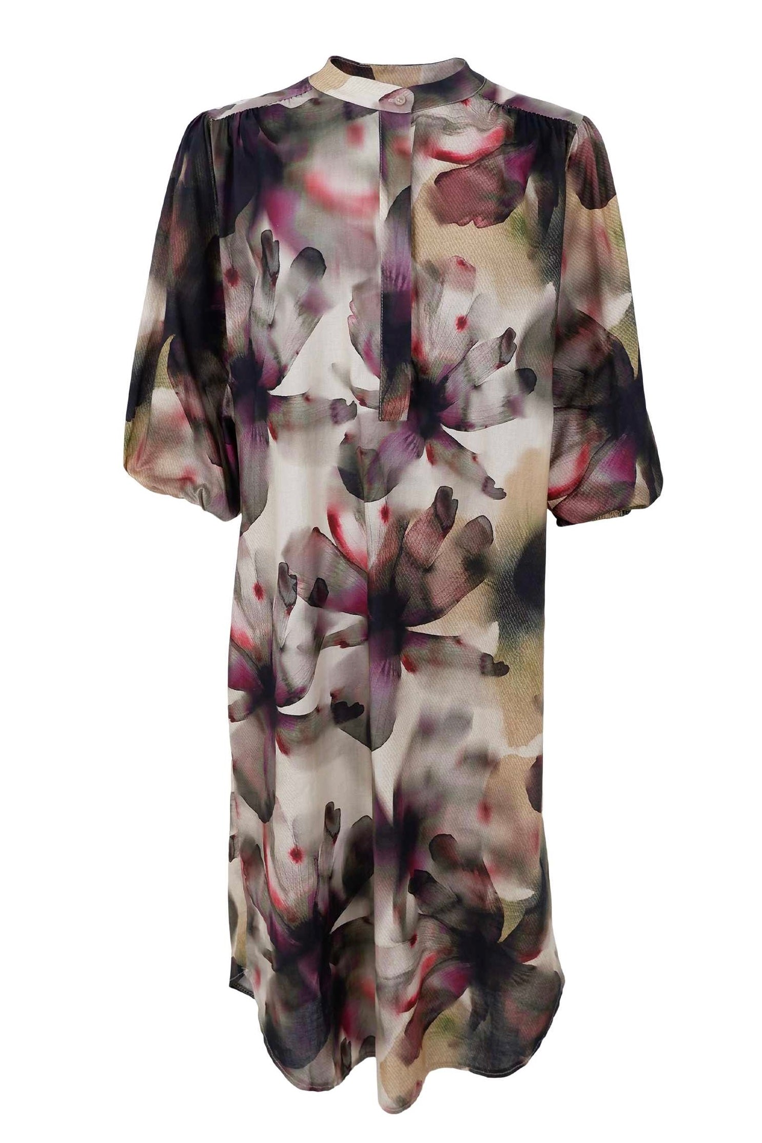 Filora dress plum flower