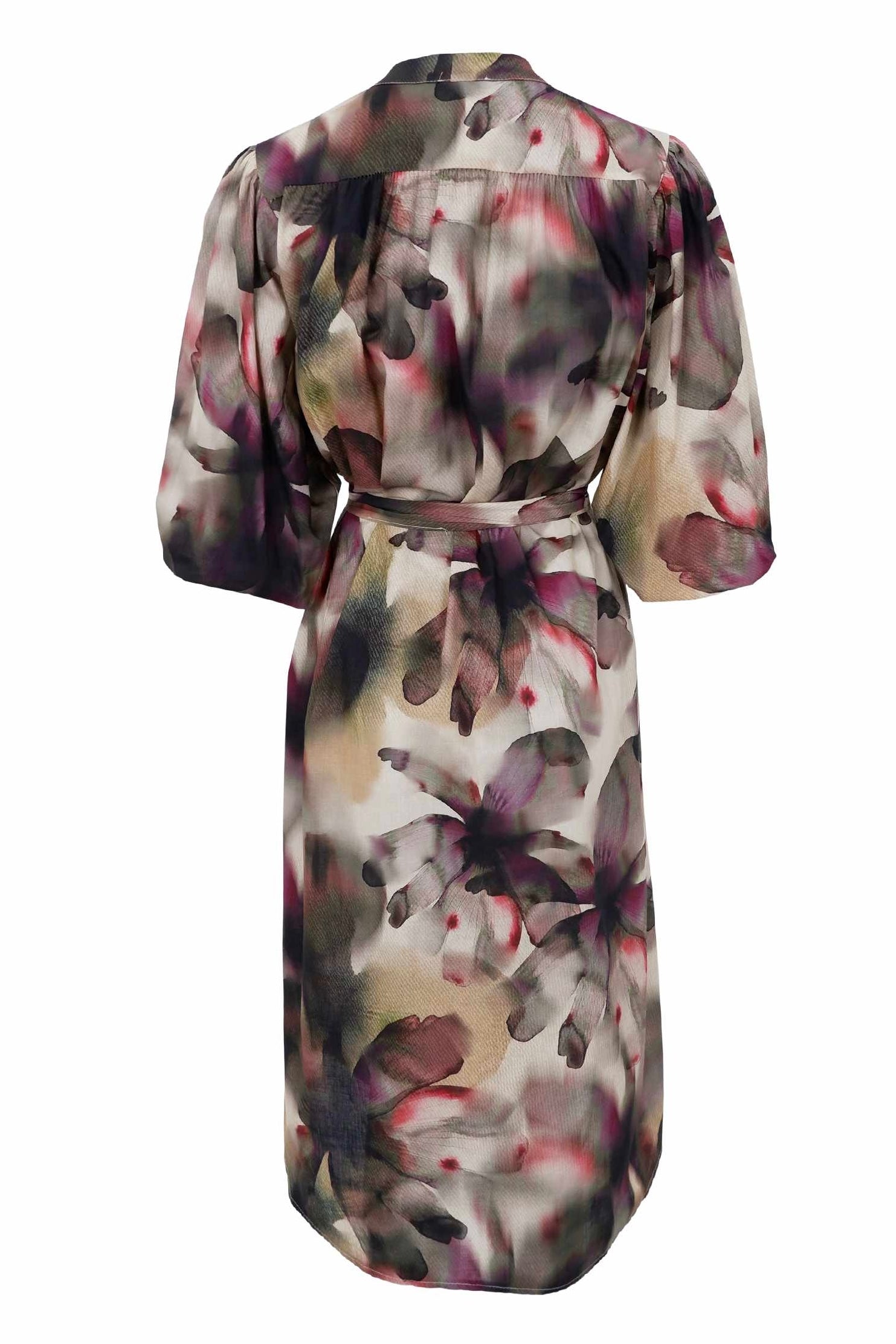 Filora dress plum flower