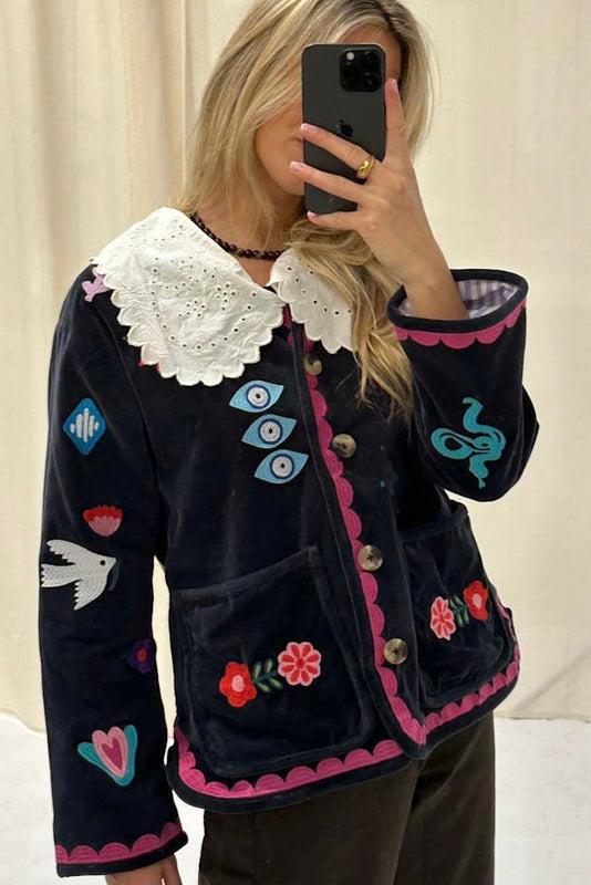 Maggie Jacket Velvet Tiger