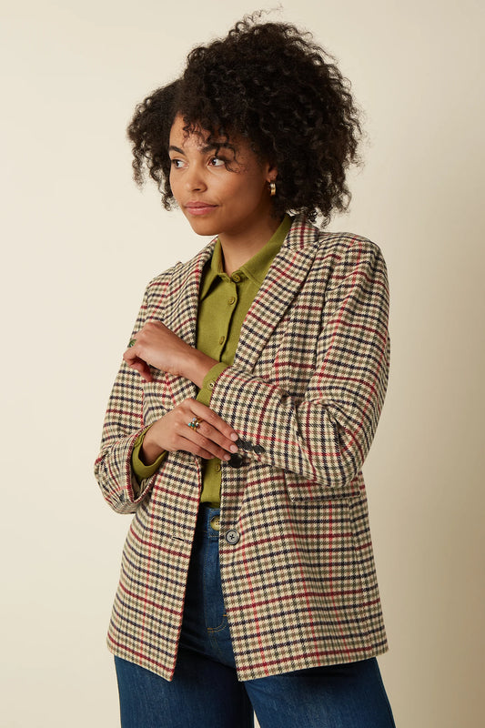 Tula blazer check