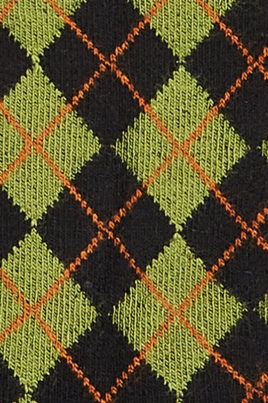 Argyle socks green
