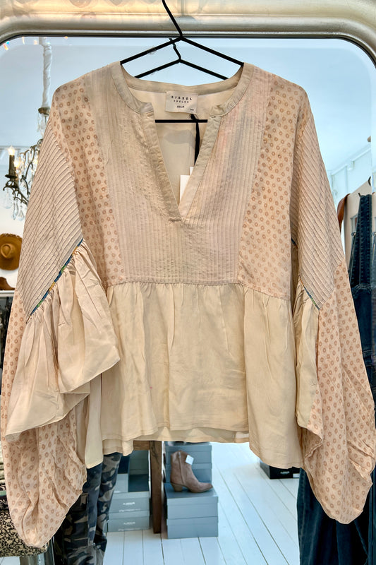 Bibi balloon silk top No. 34
