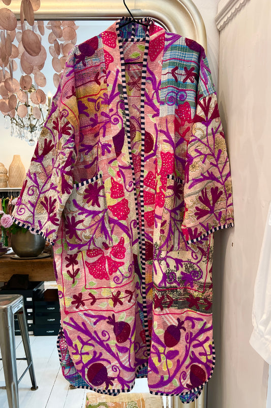 Hedvig Long kantha Coat no. 10