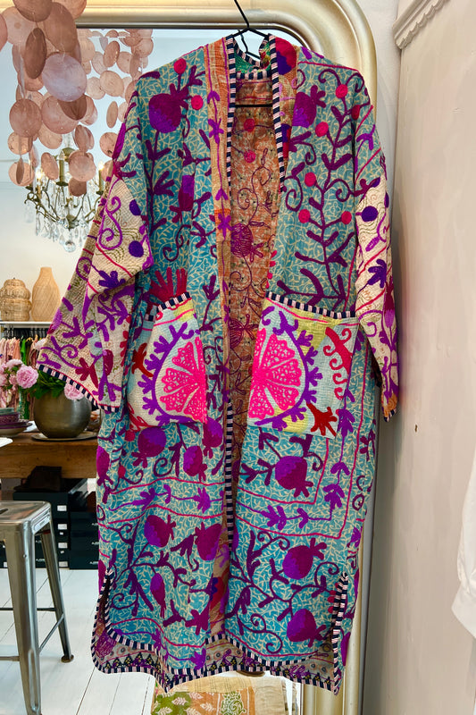Hedvig Long kantha Coat no. 11