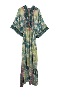 Silky dress green