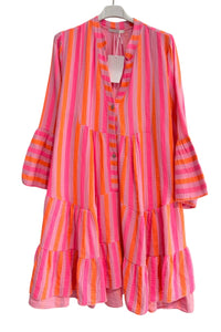 Boho Tunic dress Neon