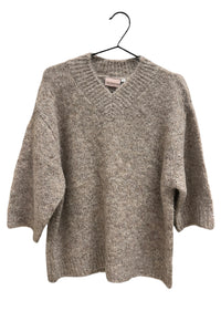 Ily V pullover beige