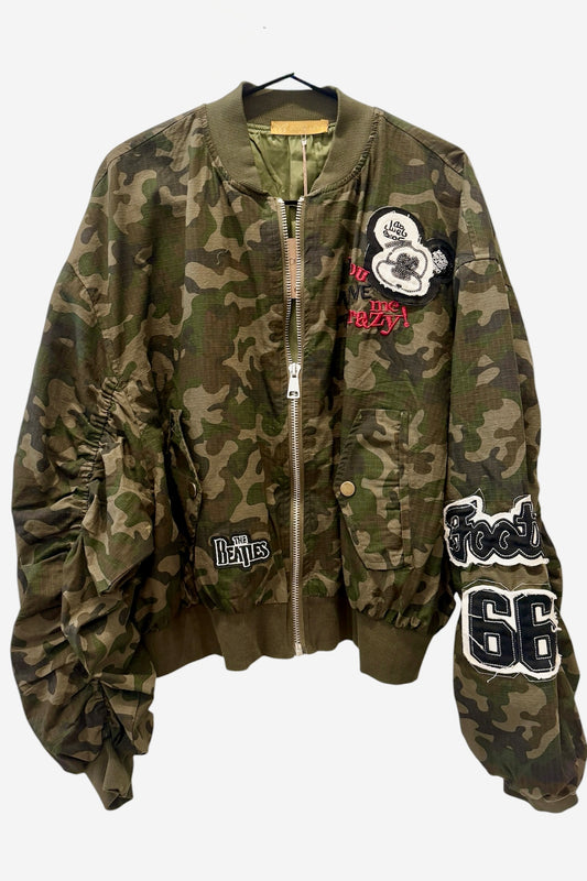 Bomber jakke camouflage