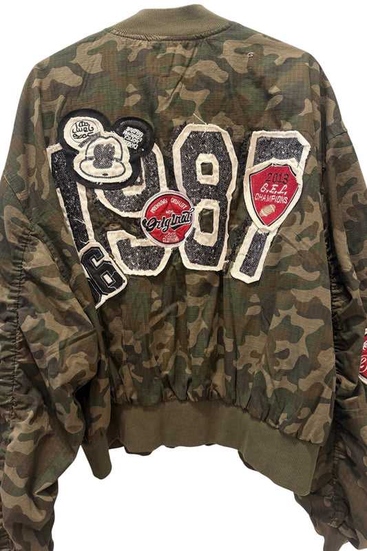Bomber jakke camouflage