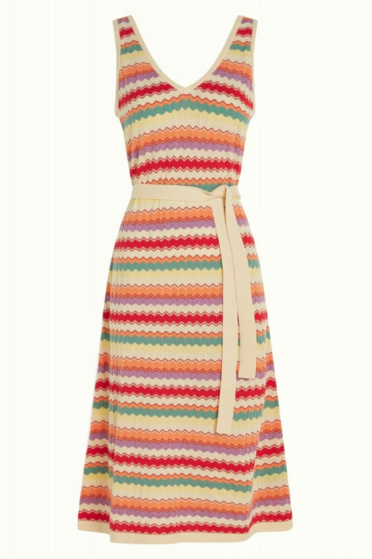 Deep V knit Dress Hadley