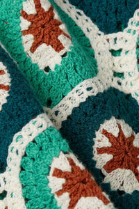 Janis Top Fray Crochet Green