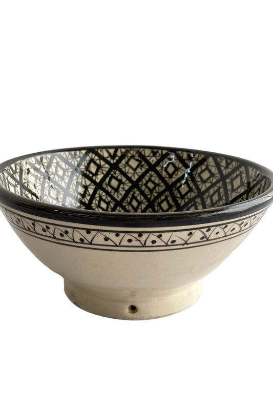 Marokkansk keramikskål 25cm i dia